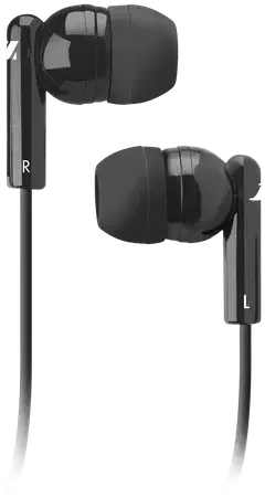 SBS langalliset nappikuulokkeet 3.5mm liittimellä Tune, musta - 1