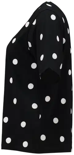 Zabaione naisten t-paita Lo44uisa - P dot black offwhite - 2