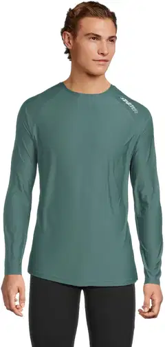 Starter miesten pitkähihainen juoksupaita SMS26003 - Mallard green - 1