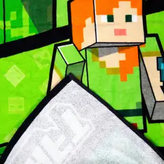 Minecfarft lasten kylpypyyhe 70x140 cm monivärinen - 2