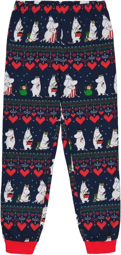 Moomin by Martinex lasten pyjama Talvisydän 590398 - tummansininen - 3