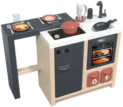 Smoby Kitchen Island, keittiösaareke kokkailuleikkeihin - 1
