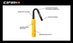 Icepeak Pet dummy Bungee M keltainen - 2