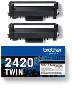 Brother laservärikasetti TN-2420T 2-pack - 3