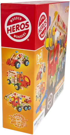 Heros rakennussarja Constructor Paloauto 155 osaa - 6