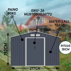 Fornorth pihavarasto, 5.29m2 - 3