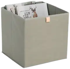 Zeller säilytyslaatikko kuitukangas khaki - 2