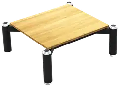 Norstone Spider 2 HiFi-taso musta/bambu - 1