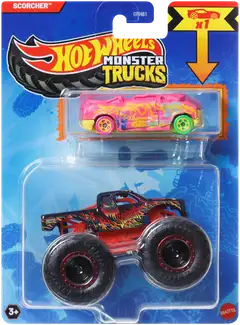 Hot Wheels monsteriauto + pikkuauto - 13