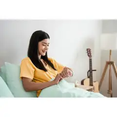 Hama Smart Watch 7000 älykello, AMOLED 1.32", IP68, kulta/valkoinen - 14