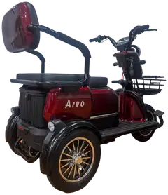 Arvo senioriskootteri p250 punainen - 5