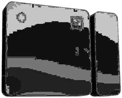 Shelly BLU Ovi/Ikkuna ZB musta - 2