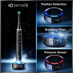Oral-B iO10 Cosmic Black sähköhammasharja + lataava matkakotelo + hammasharjateline - 7