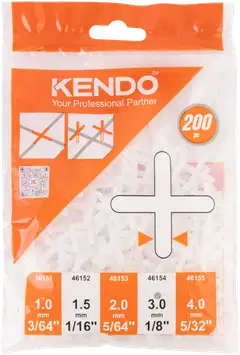 Kendo  Laattaristikko 3mm / 200kpl - 3