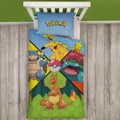 Lasten pussilakanasetti Pokemon 150x210+50x60 monivärinen - 4