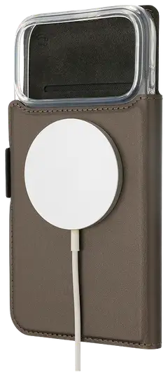 Wave MagSafe -yhteensopiva Book Case, Apple iPhone 17 Pro Max, taupe - 2