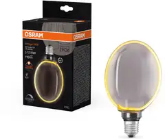 OSRAM LED-sisustuslamppu Vintage 1906 Globe 130mm 4W 110lm 1800K E27 O-filamentti savunharmaa lasi - 3