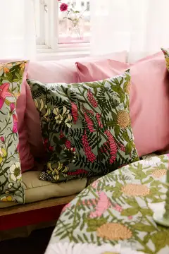 Vallila tyynynpäällinen Ahomaa 43x43 cm gvihreä/pinkki - 6