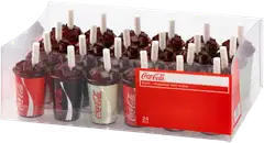 Coca-Cola teroitin pyyhekumi pillillä displayssa - 1