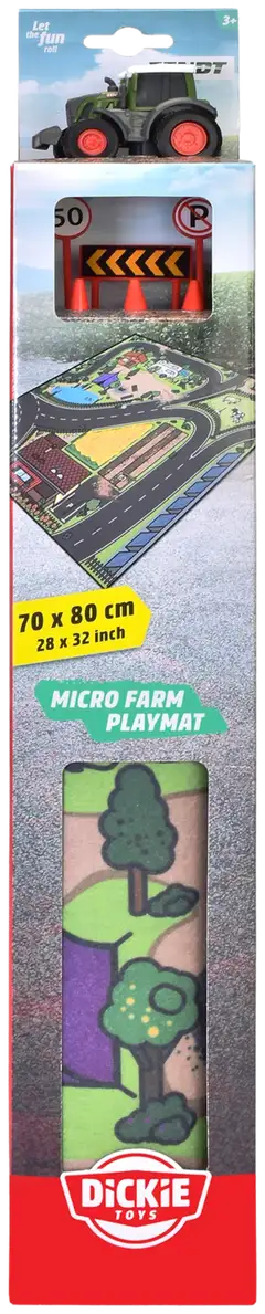 Dickie Toys Micro World Liikennematto ja ajoneuvo, lajitelma, 4 erilaista, myydään yksittäin - 2