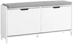 SoBuy kenkäpenkki valkoinen FSR151-L-W - 3