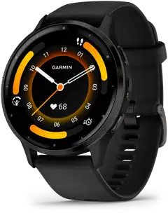 Garmin Venu 3 musta ja tummanharmaa kehys - 1