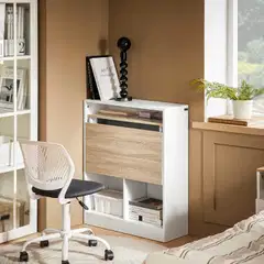 SoBuy työpöytä valkoinen FWT104-WN - 2
