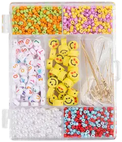 Creativ Company askartelupaketti korut, sateenkaarisetti - 1