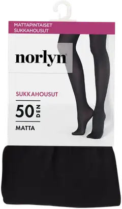 Norlyn Tights sukkahousut 50 den - BLACK - 1