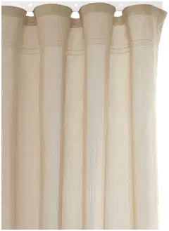Hasta Viska läpikuultava verho, beige - 1