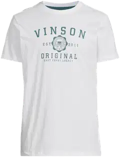 Vinson miesten t-paita Simon 105693 - Bright white - 2