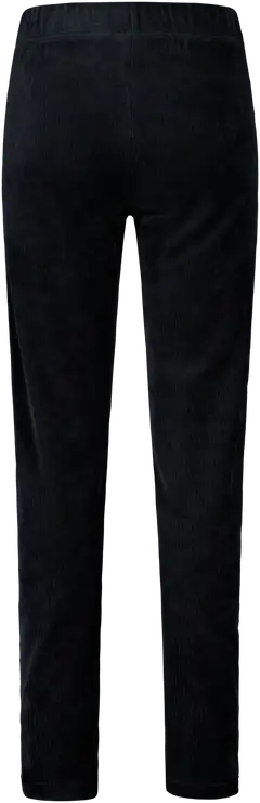 House naisten samettiset ribbileggingsit Velour leg - BLACK - 2