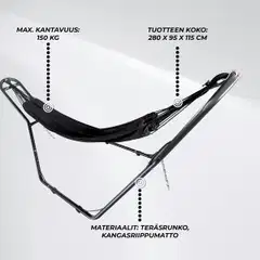 Lykke riippumatto telineellä - 3