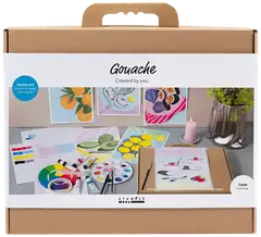Aloituspakkaus guassimaalaukseen, Maalaukset, värilajitelma, 1pkk/ 1 pkt - 1
