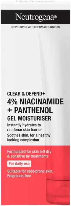 Neutrogena Clear & Defend+ Gel Moisturiser kosteusvoide 50 ml - 1