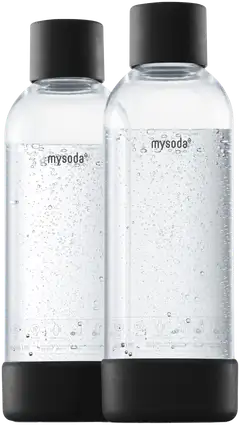 Mysoda Black 1.0L juomapullo 2-pack - 1