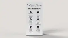 Waltter Magic Mirror LED meikkipeili langattomalla latauksella ja kaiuttimella hopea - 4