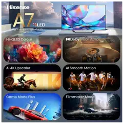 Hisense 43" 4K QLED Smart TV 43A7S - 3