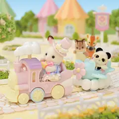 Sylvanian Families Huvipuiston juna- ja lentokone - 4