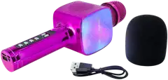 BigBen karaokemikrofoni Bluetooth yhteydellä pinkki - 6