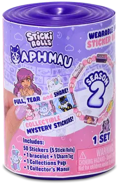 Sticki Rolls Aphmau Tarrarannekoru Yllätyspakkaus 50 tarraa - 13