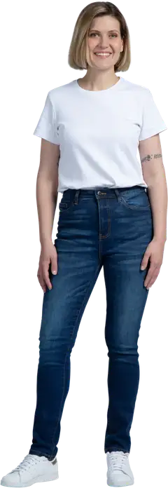 House naisten farkut Slim Fit - Mid blue - 1