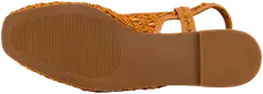 TEX naisten punotut sling back -ballerinat I981018 - Brown - 5