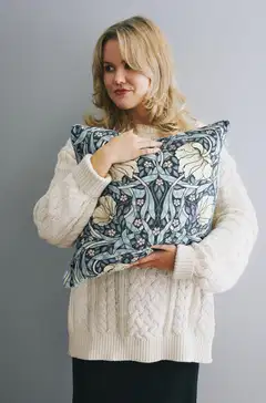 William Morris Tyynynpäällinen Pimpernel sininen 45x45cm - 2