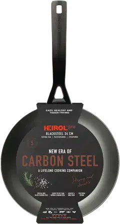 Heirol Paistinpannu 24 cm Blacksteel Pro - 3
