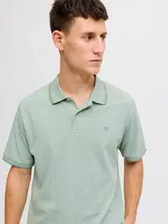 JJ REBEL miesten pikeepaita Jrebzell - Aqua Gray - 5