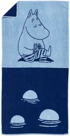 Moomin Arabia Muumi kylpypyyhe 70x140 Muumipeikko sin.GOTS - 1
