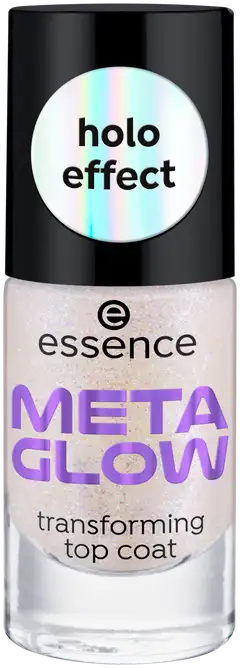 essence META GLOW transforming top coat 8 ml - 1