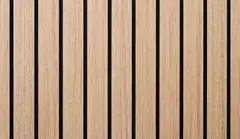 Maler Louvre uritettu rimasisustuspaneeli MDF 12x195x2500 ympäripontattu melamiini Natur tammi  1,46m2 - 2