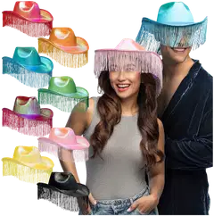 Cowboy hattu hapsuilla värilajitelma - 1